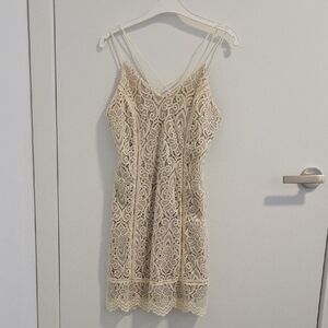 Ivory Lace Dress - Size M